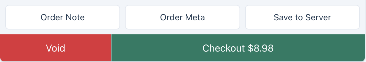 Order Actions in the POS